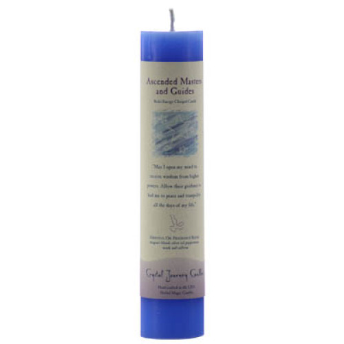 Ascended Master & Guides Reiki Charged Pillar Candle