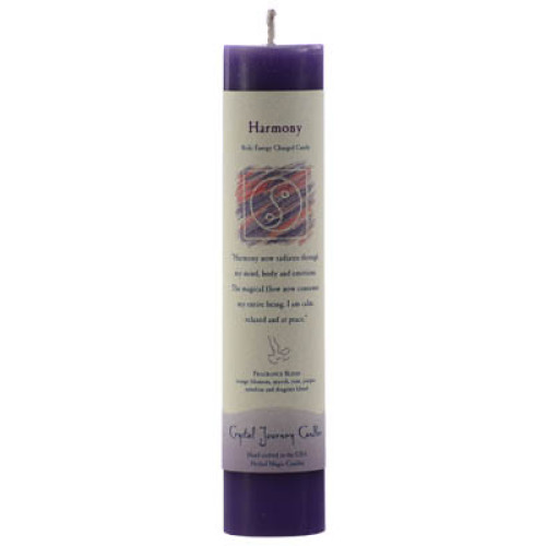 Reiki Charged Harmony Pillar Candle