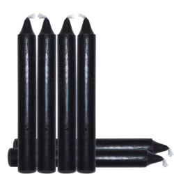 6" Black Household Candle