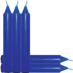 6" Blue Household Candle