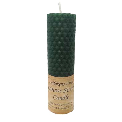 Lailokens Awen Business Success 4 1/4" Beeswax Candle
