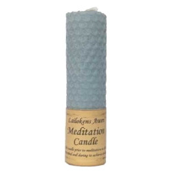 Lailokens Awen Meditation 4 1/4" Beeswax Candle