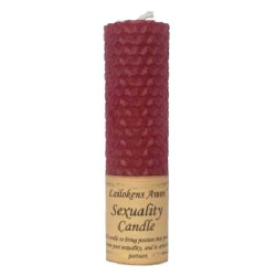 Lailokens Awen Sexuality 4 1/4" Beeswax Candle