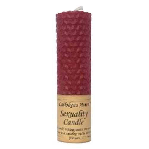Lailokens Awen Sexuality 4 1/4" Beeswax Candle