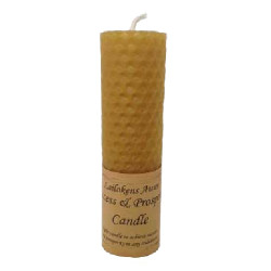 Lailokens Awen Success & Prosperity 4 1/4" Beeswax Candle