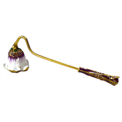 7 1/2" Fancy Flower candle snuffer