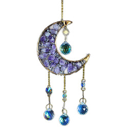 Amethyst Celestial Sun Catcher 16 1/2"