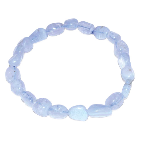 Blue Lace Agate Nugget Bracelet