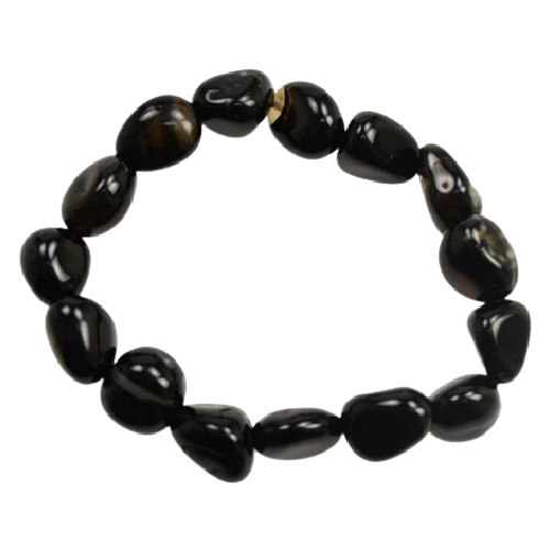 Black Tourmaline Nugget Bracelet