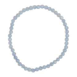 Blue Lace Agate 4mm Bracelet