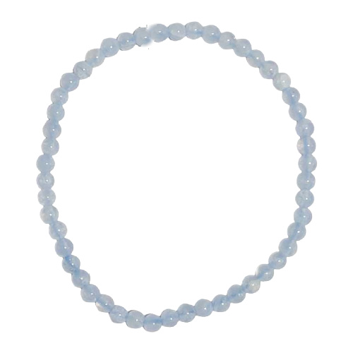 Blue Lace Agate 4mm Bracelet