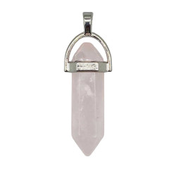 Rose Quartz Double Terminated Pendant