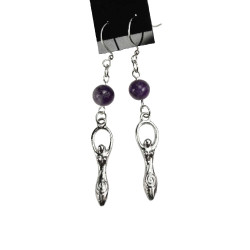 Amethyst Goddess Earrings