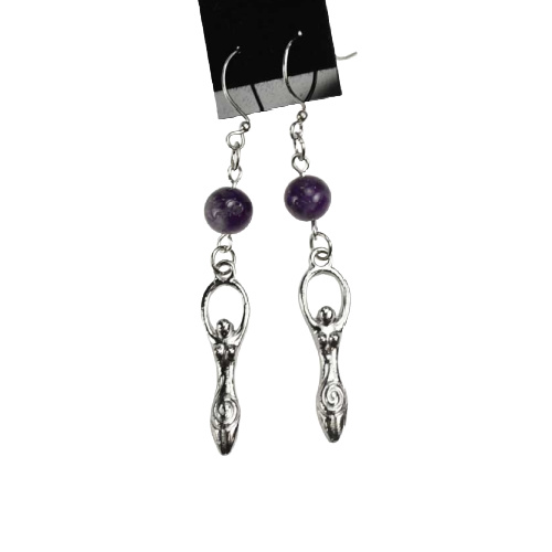 Amethyst Goddess Earrings