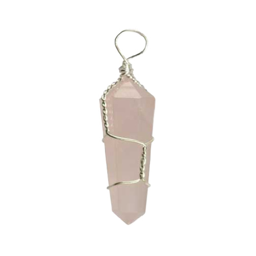 Rose Quartz Wire Wrapped Point