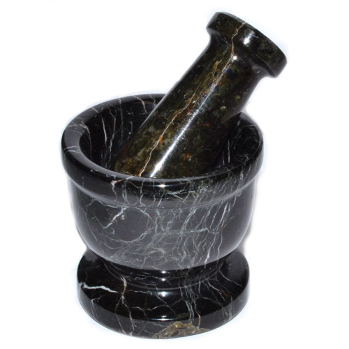 Black Zebra 2 1/2" Mortar and Pestle Set