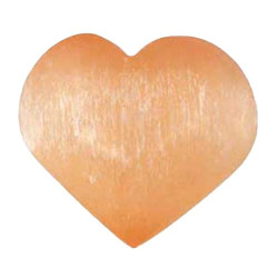 2 3/4" Orange Selenite Heart