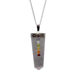 Selenite Chakra Necklace